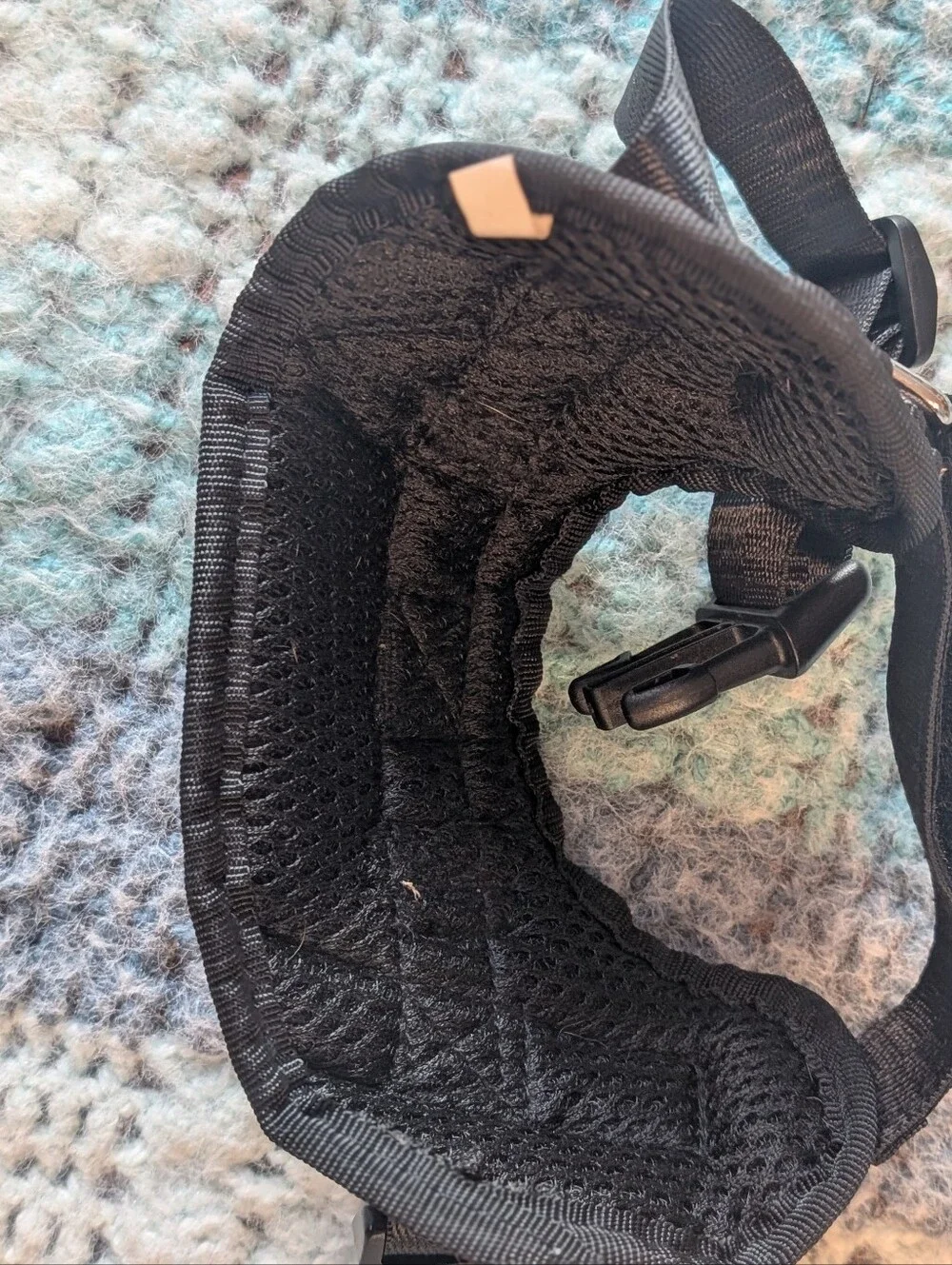 No Pull Dog Harness with Plaid Accent - Black size XS